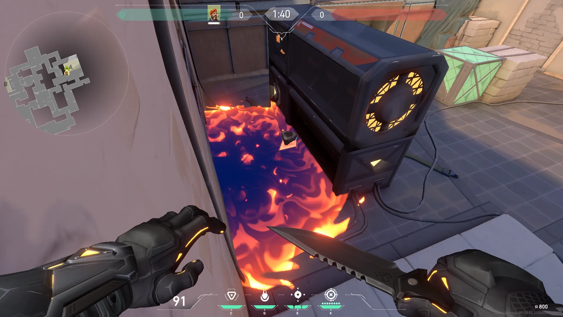Brimstone Incendiary on Ascent Attack Site A — step 3 of 3: Result