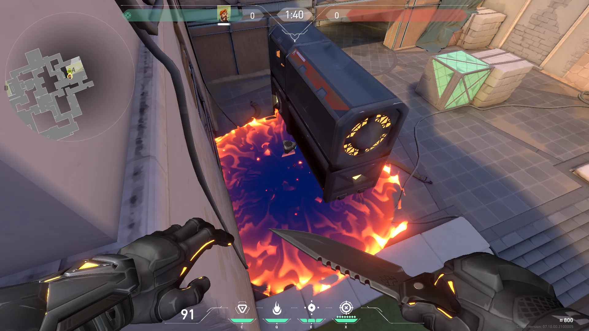 Brimstone Incendiary on Ascent Attack Site A — step 3 of 3: Result