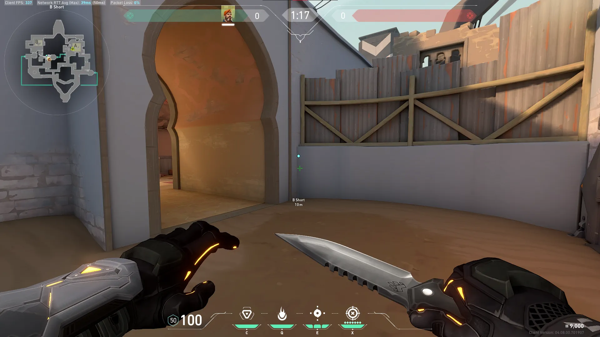 Brimstone Incendiary on Bind Attack Site A — step 1 of 3: Position — where to stand