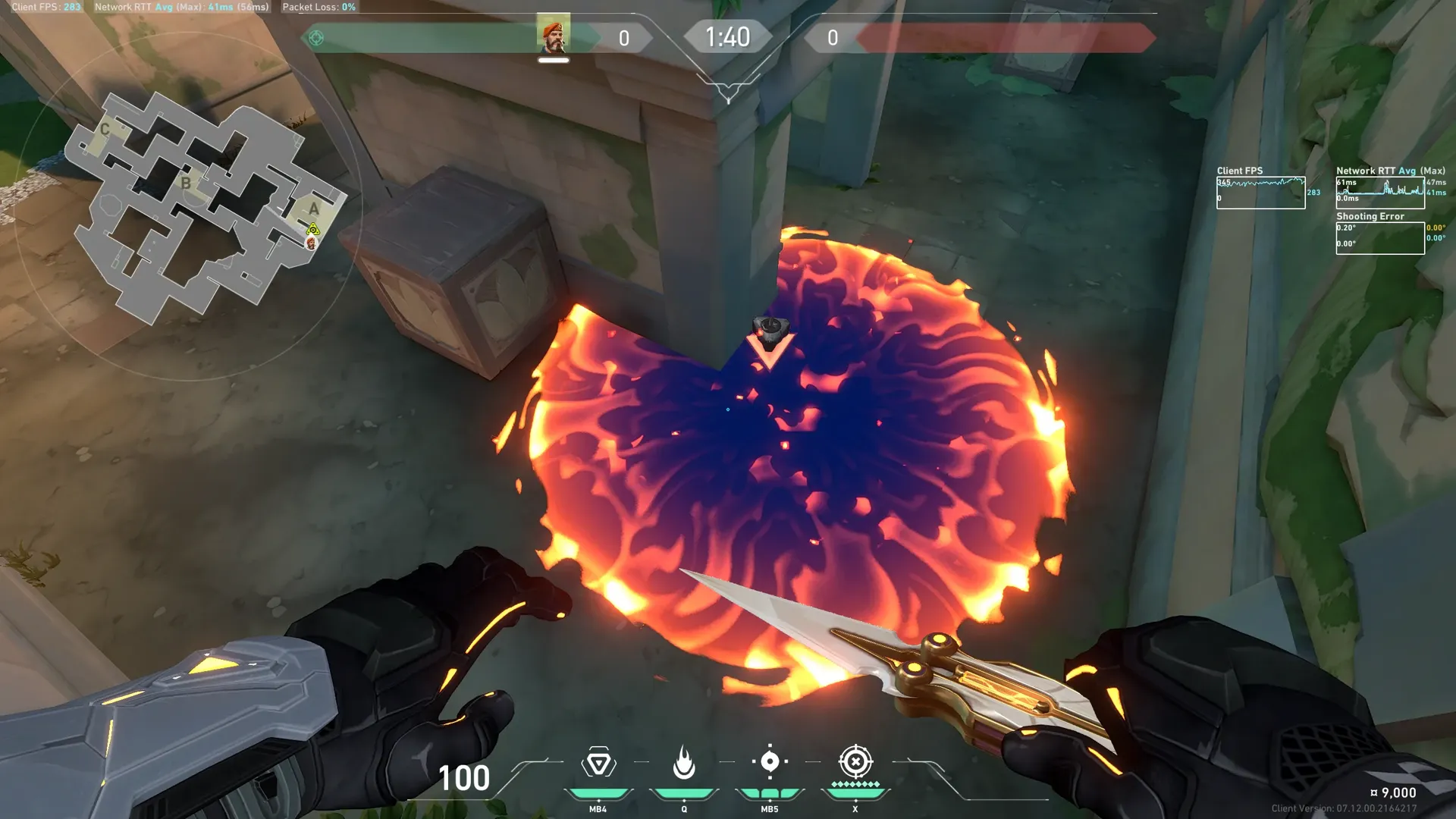 Brimstone Incendiary on Lotus Attack Site A — step 3 of 3: Result