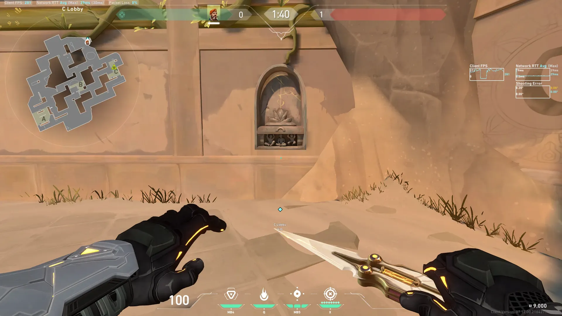 2-way Molly From C Lobby to C Site — Brimstone lineup on Lotus