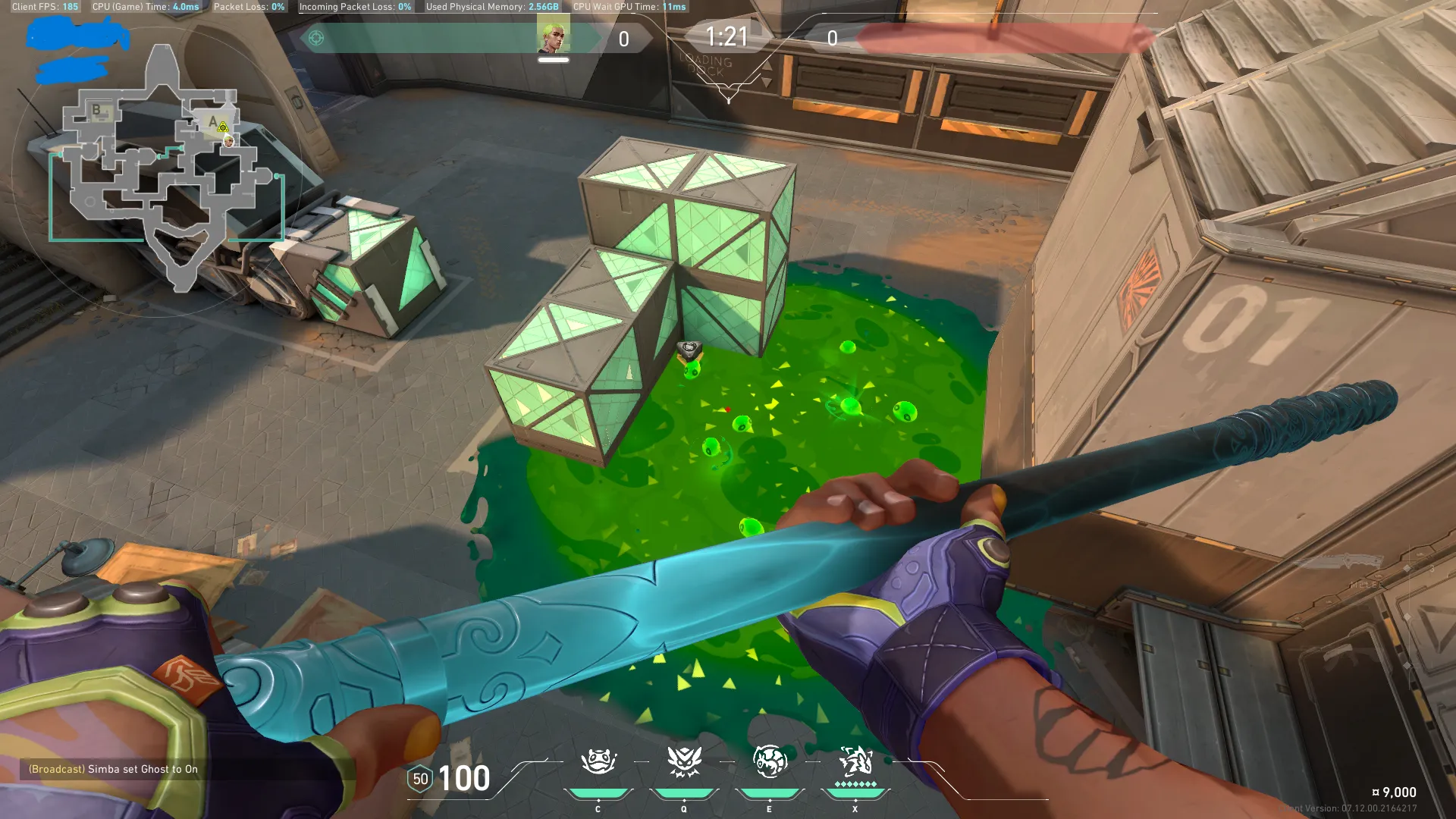 Gekko Mosh Pit on Bind Attack Site A — step 3 of 3: Result