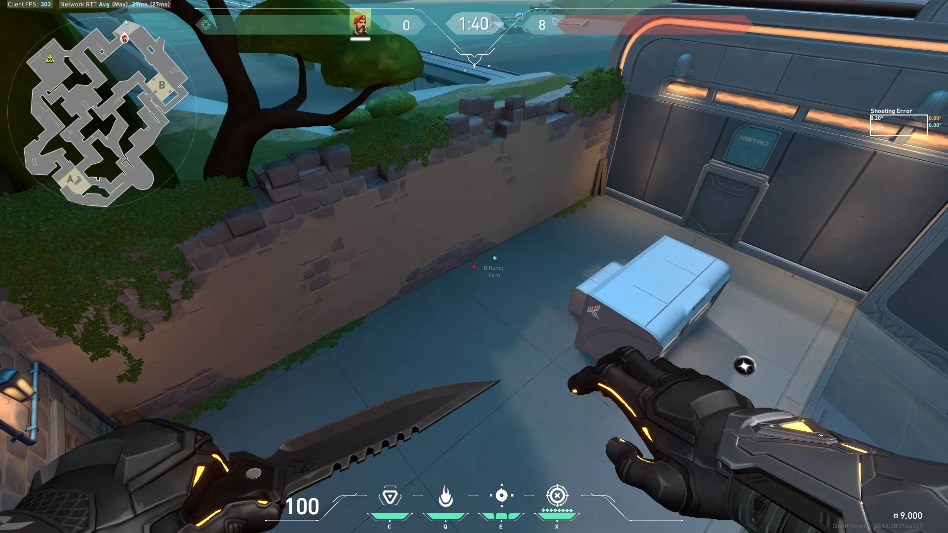 Brimstone Incendiary on Pearl Attack Site B — step 1 of 11: Position — where to stand