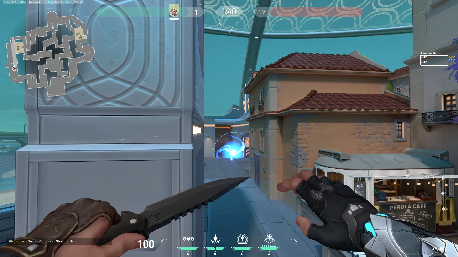 Brimstone Incendiary on Pearl Attack Site B — step 10 of 11: Aim — line up the shot