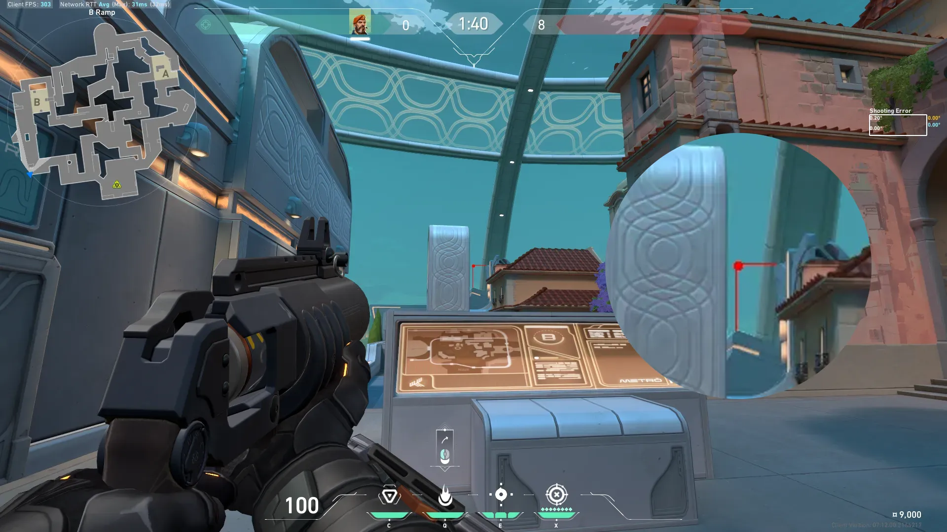 Brimstone Incendiary on Pearl Attack Site B — step 3 of 11: Aim — line up the shot