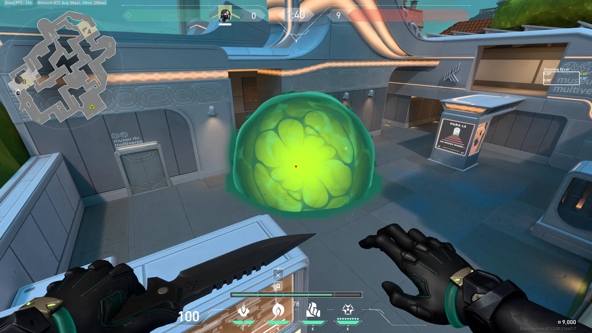 Brimstone Incendiary on Pearl Attack Site B — step 6 of 11: Aim — line up the shot