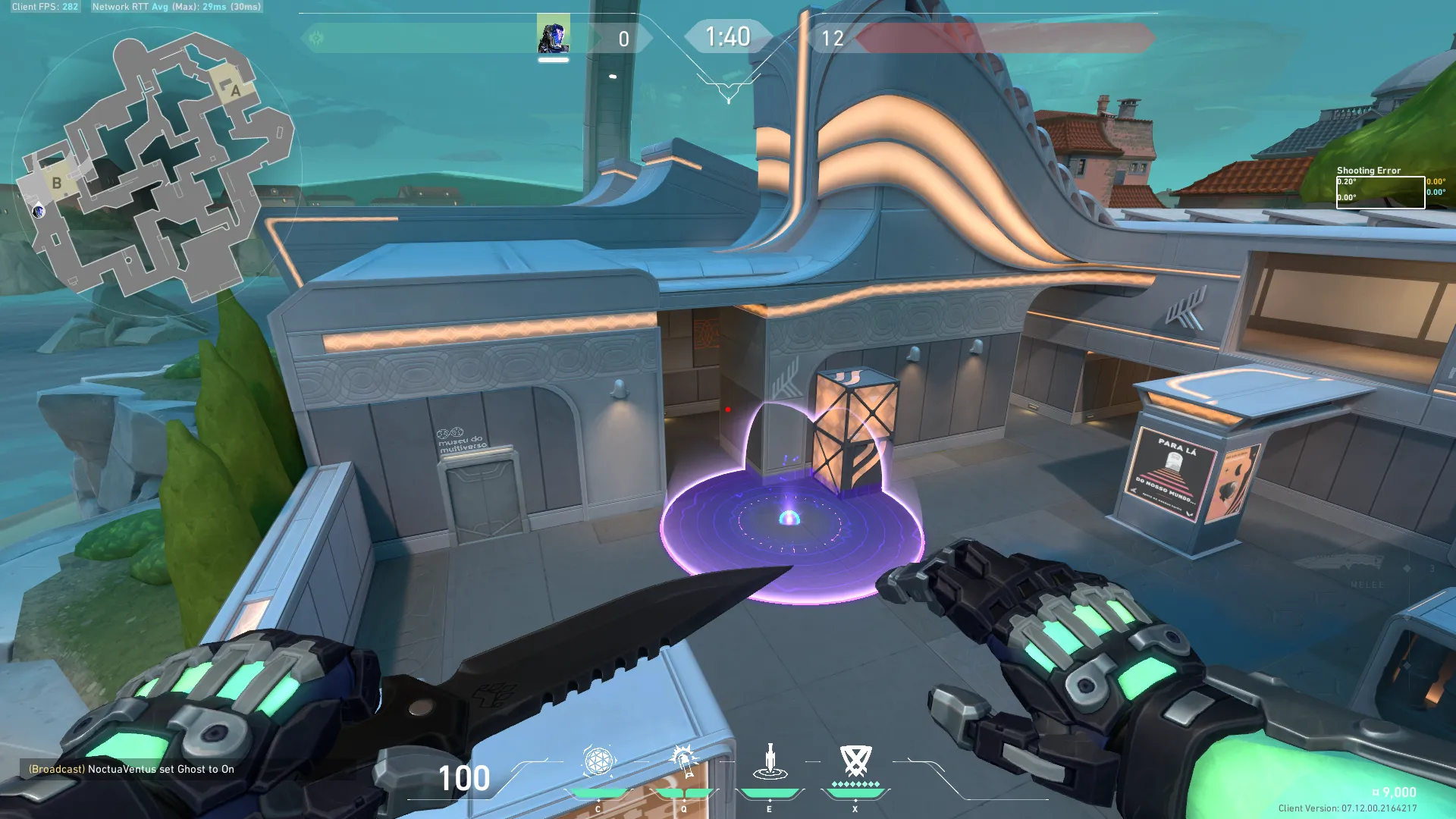 Brimstone Incendiary on Pearl Attack Site B — step 9 of 11: Aim — line up the shot