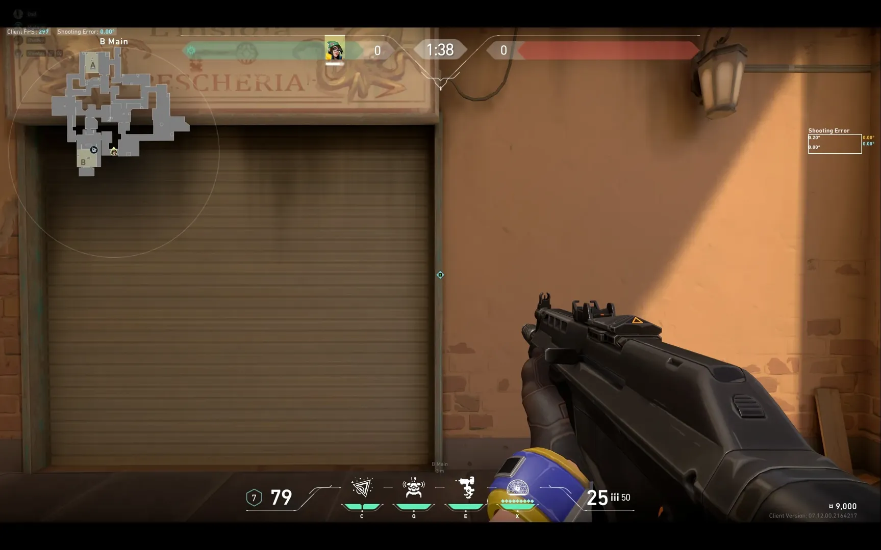 Killjoy Nanoswarm on Ascent Attack Site B — step 1 of 4: Position — where to stand