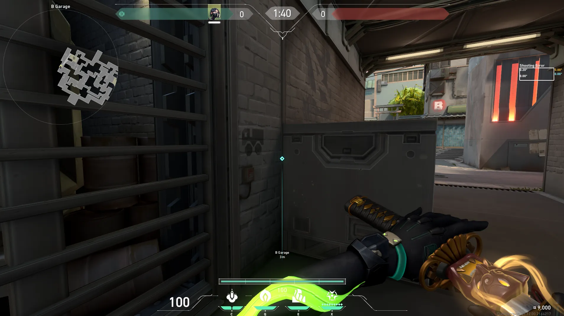 Viper Snake Bite on Split Attack Site B — step 1 of 16: Position — where to stand