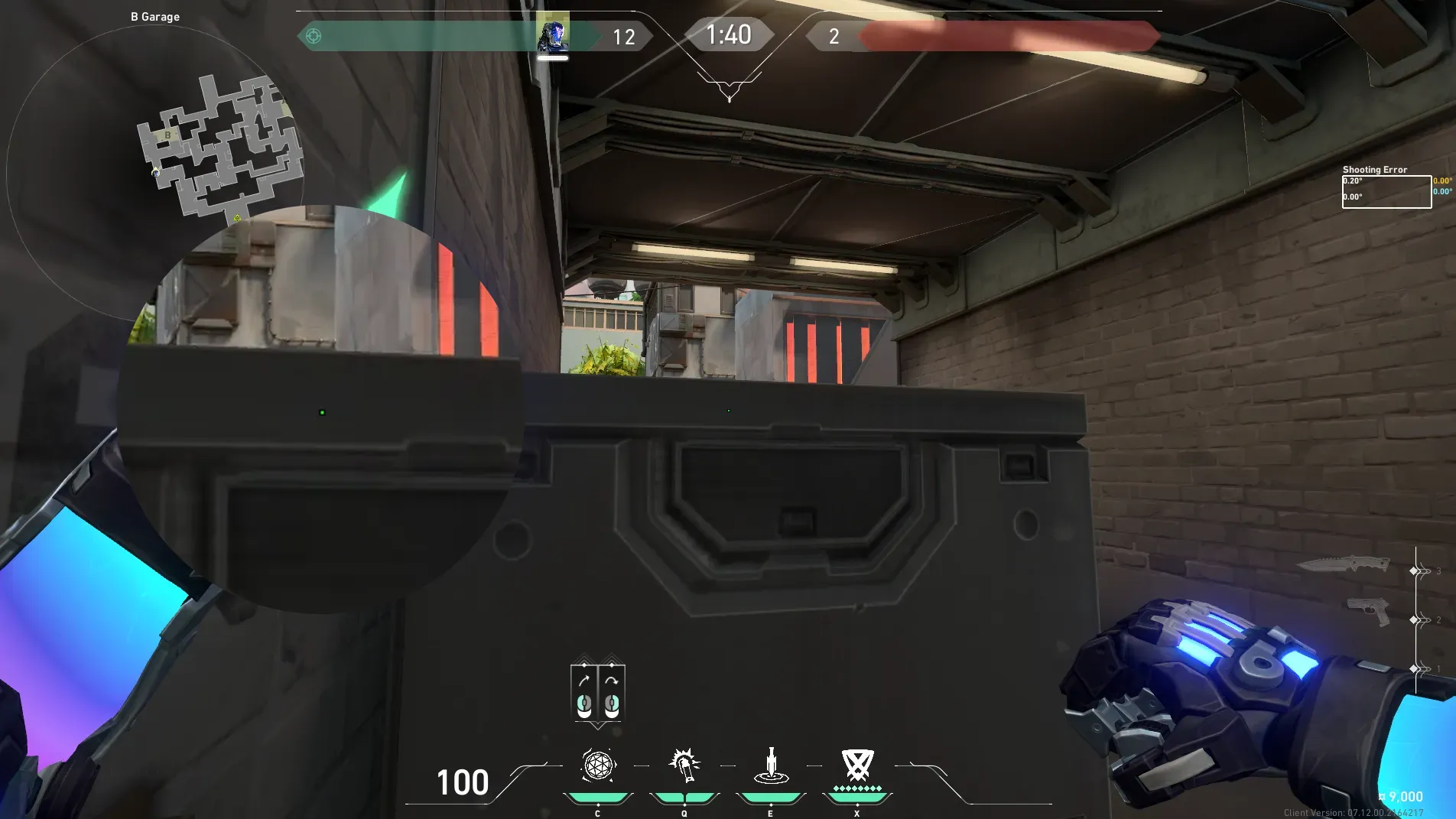 Viper Snake Bite on Split Attack Site B — step 11 of 16: Aim — line up the shot