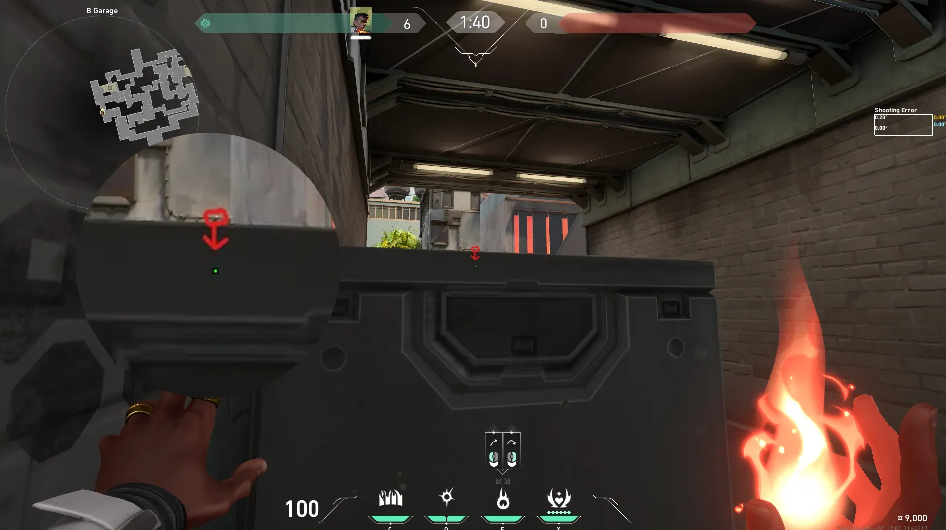 Viper Snake Bite on Split Attack Site B — step 3 of 16: Aim — line up the shot