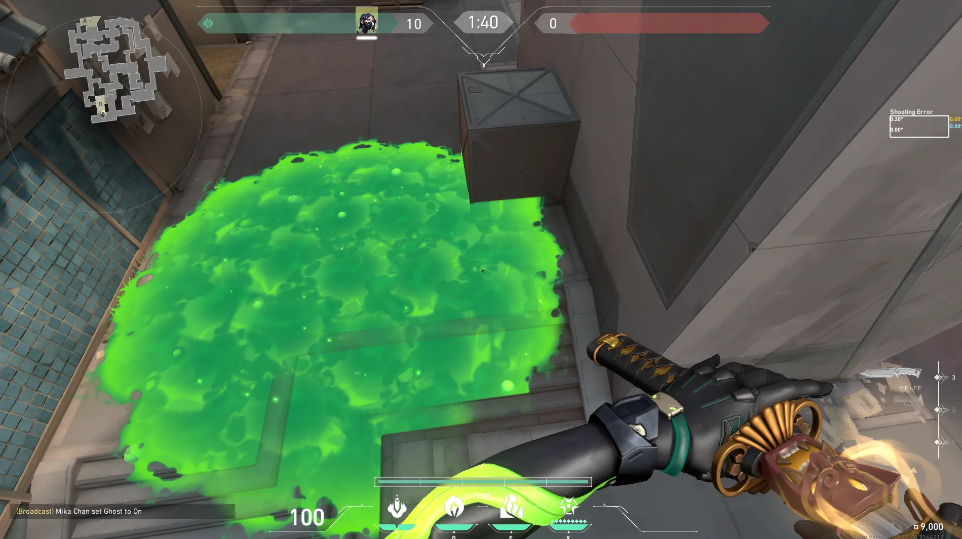 Viper Snake Bite on Split Attack Site B — step 6 of 16: Aim — line up the shot