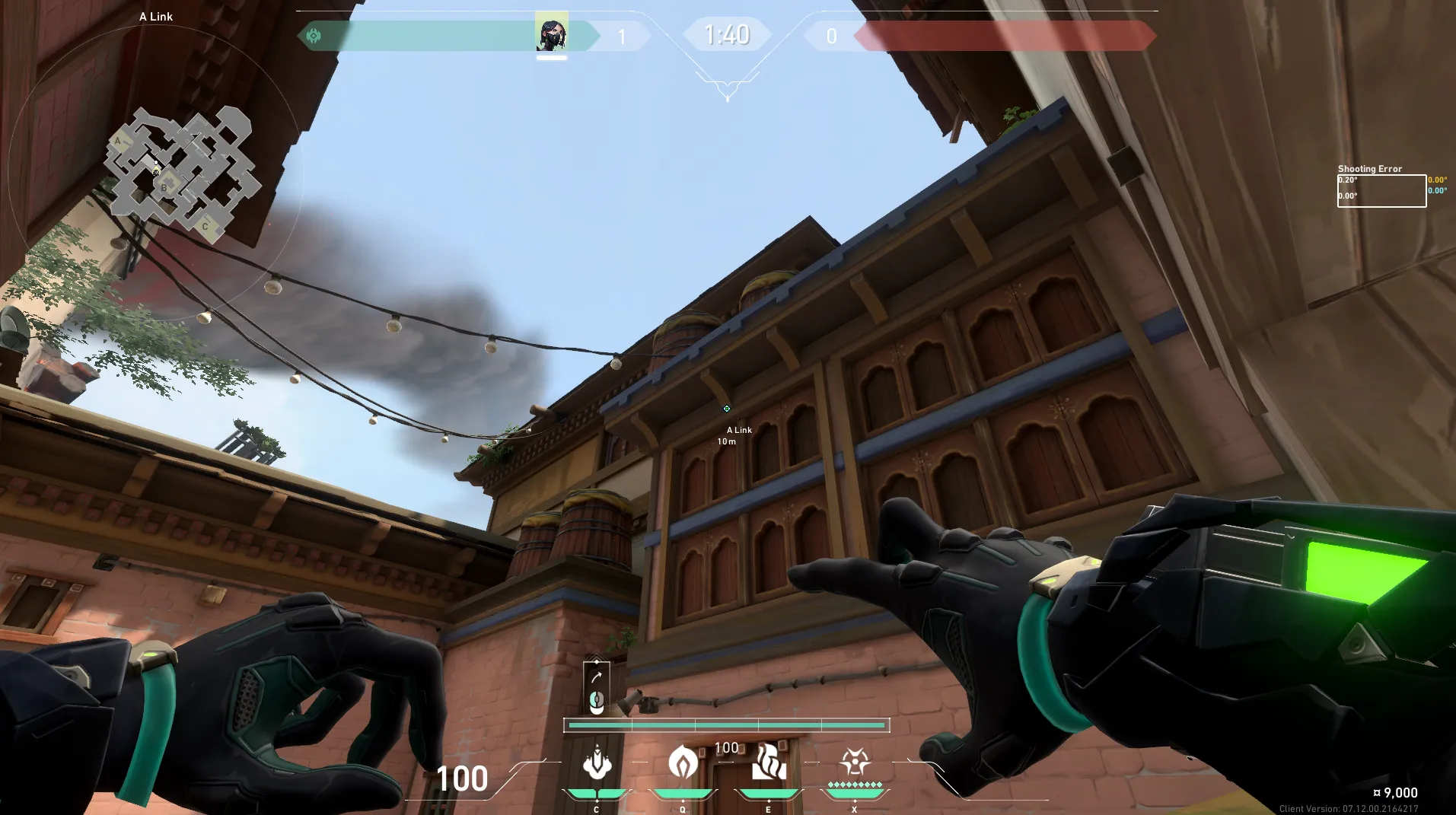 Viper Snake Bite on Haven Defense Site A — step 2 of 4: Aim — line up the shot