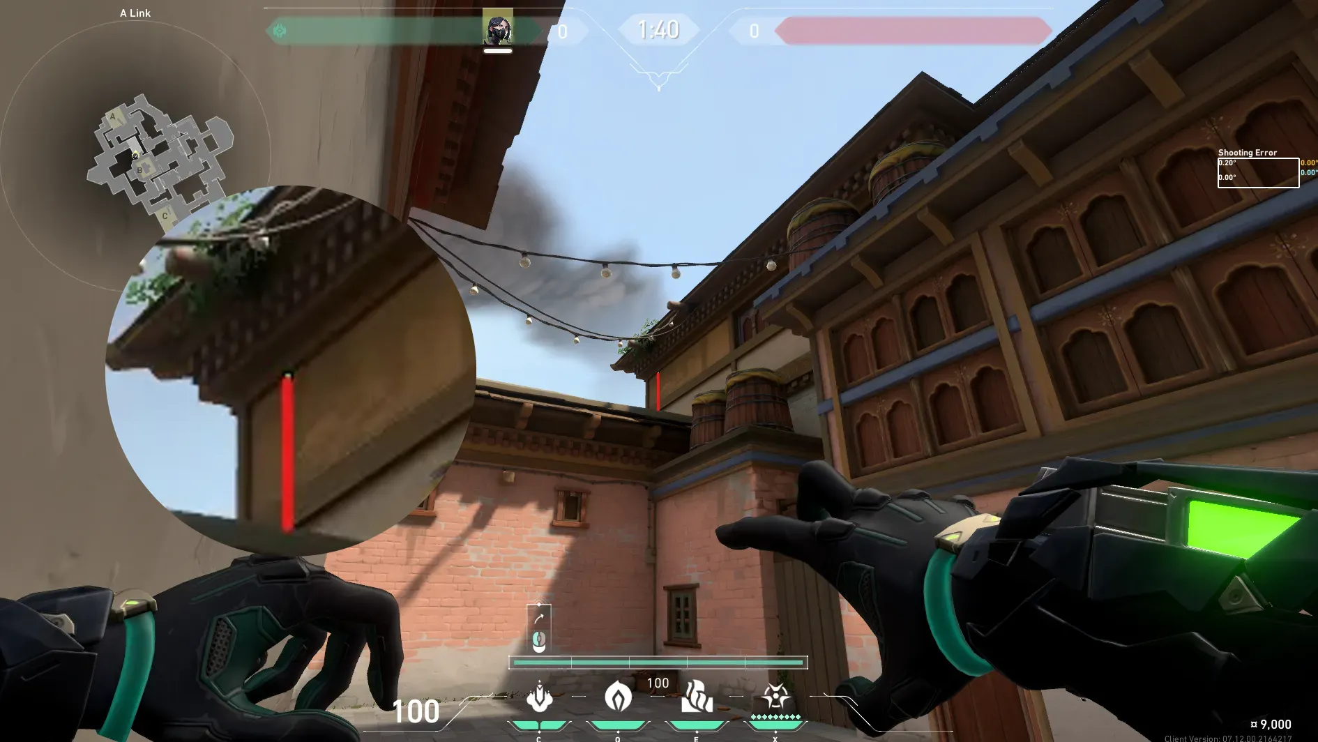 Viper Snake Bite on Haven Defense Site A — step 2 of 3: Aim — line up the shot