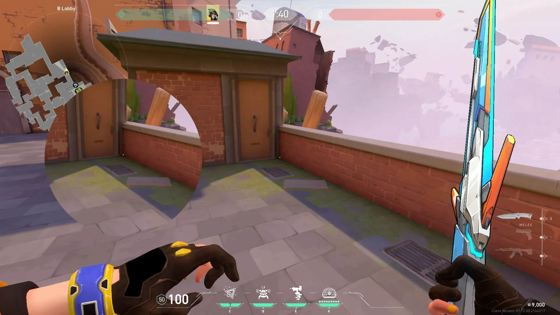 Killjoy Nanoswarm on Ascent Attack Site B — step 1 of 3: Position — where to stand