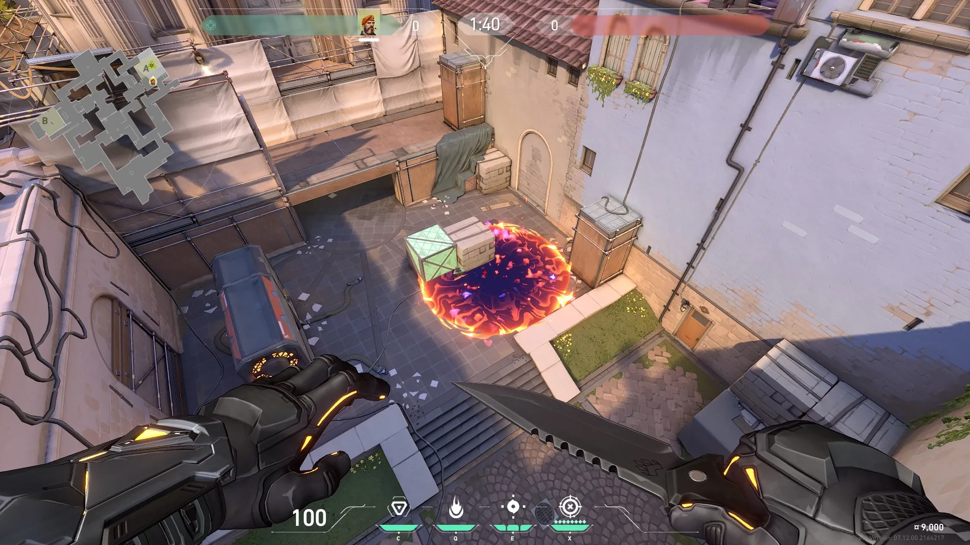 Brimstone Incendiary on Ascent Attack Site A — step 4 of 4: Result