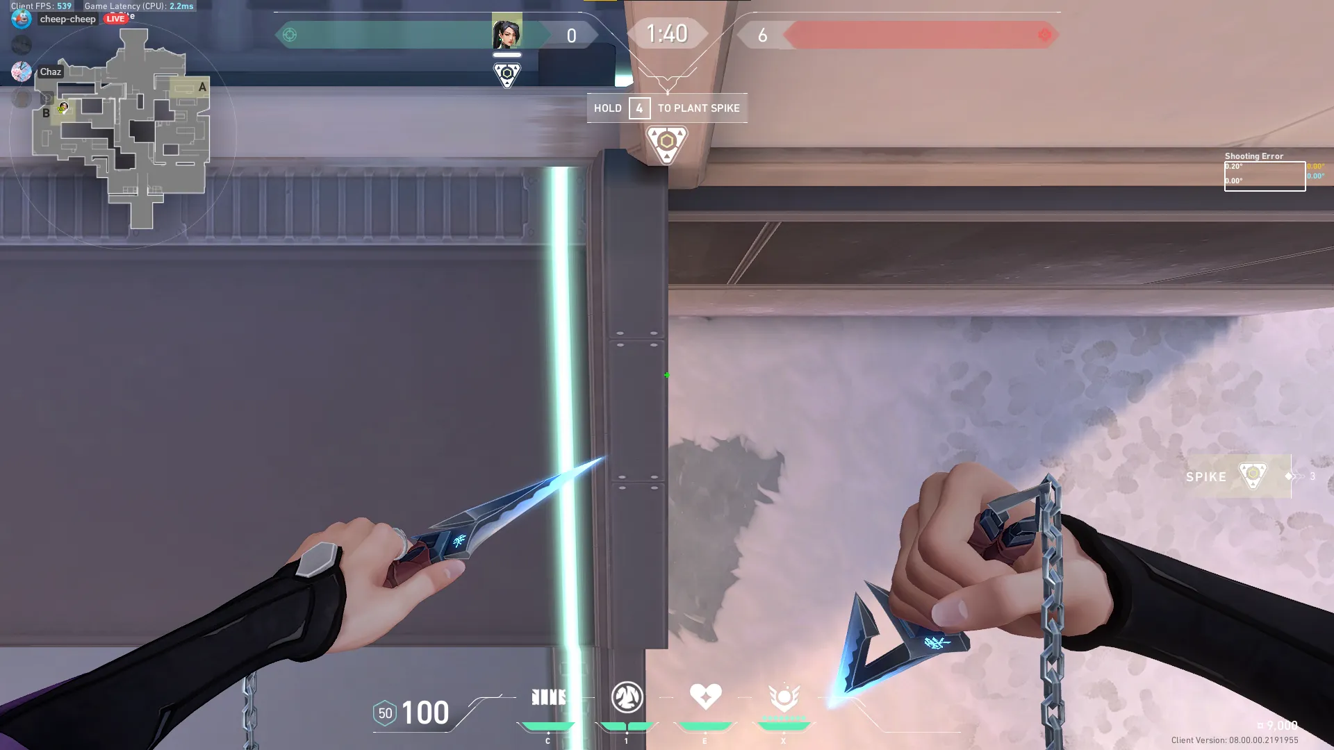 Sage Barrier Orb on Icebox Defense Site B — step 1 of 4: Position — where to stand