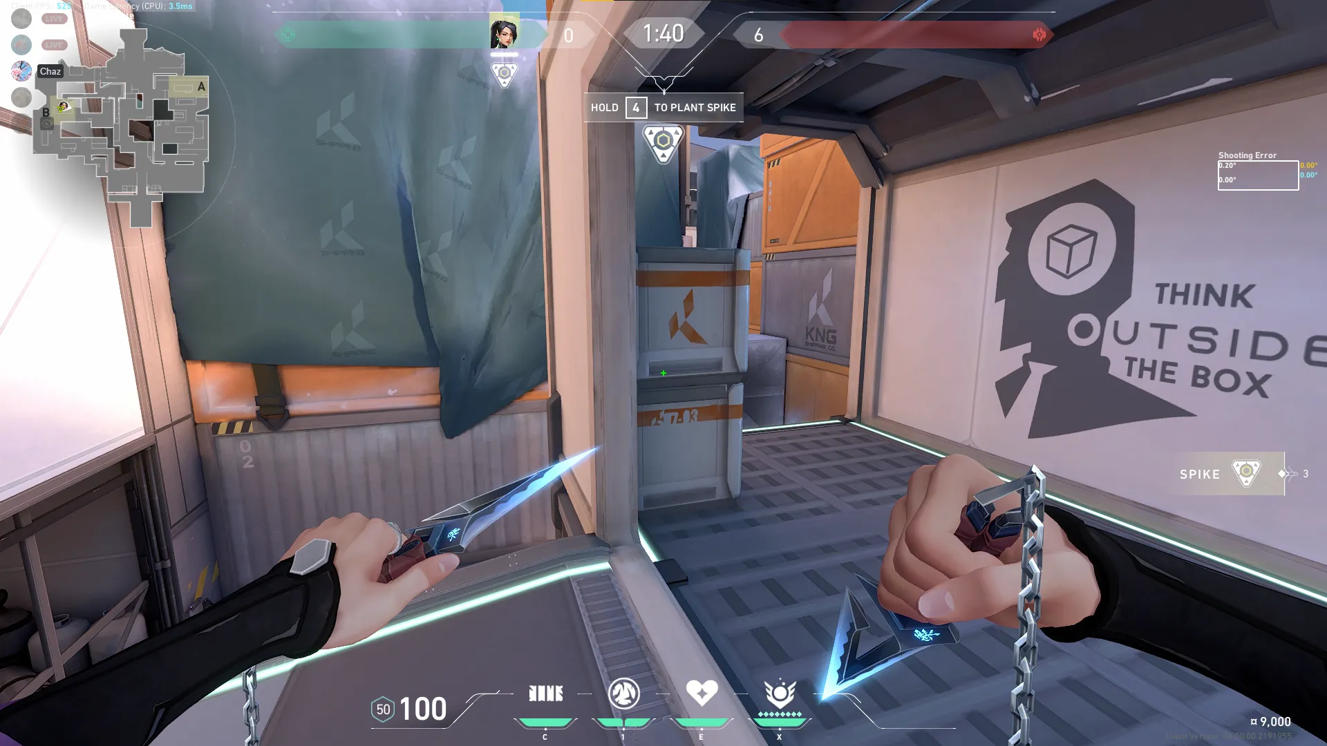 Sage Barrier Orb on Icebox Defense Site B — step 2 of 4: Aim — line up the shot