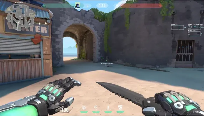 KAY/O Zero_Point on Breeze Attack Site A — step 1 of 3: Position — where to stand