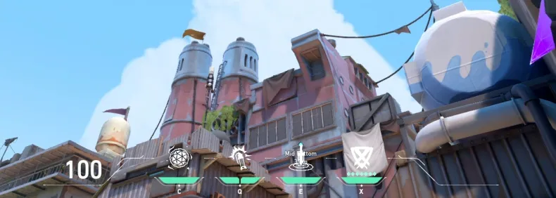 KAY/O Zero_Point on Breeze Attack Site A — step 2 of 3: Aim — line up the shot