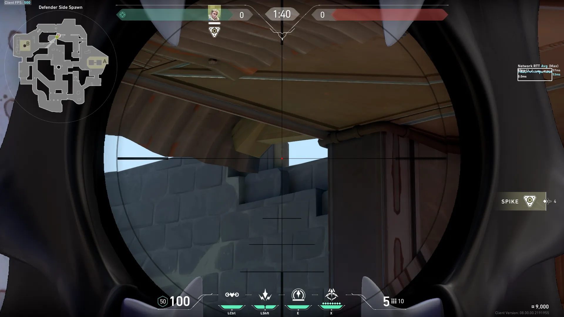 Sova Recon Bolt on Breeze Defense Site B — step 2 of 4: Aim — line up the shot