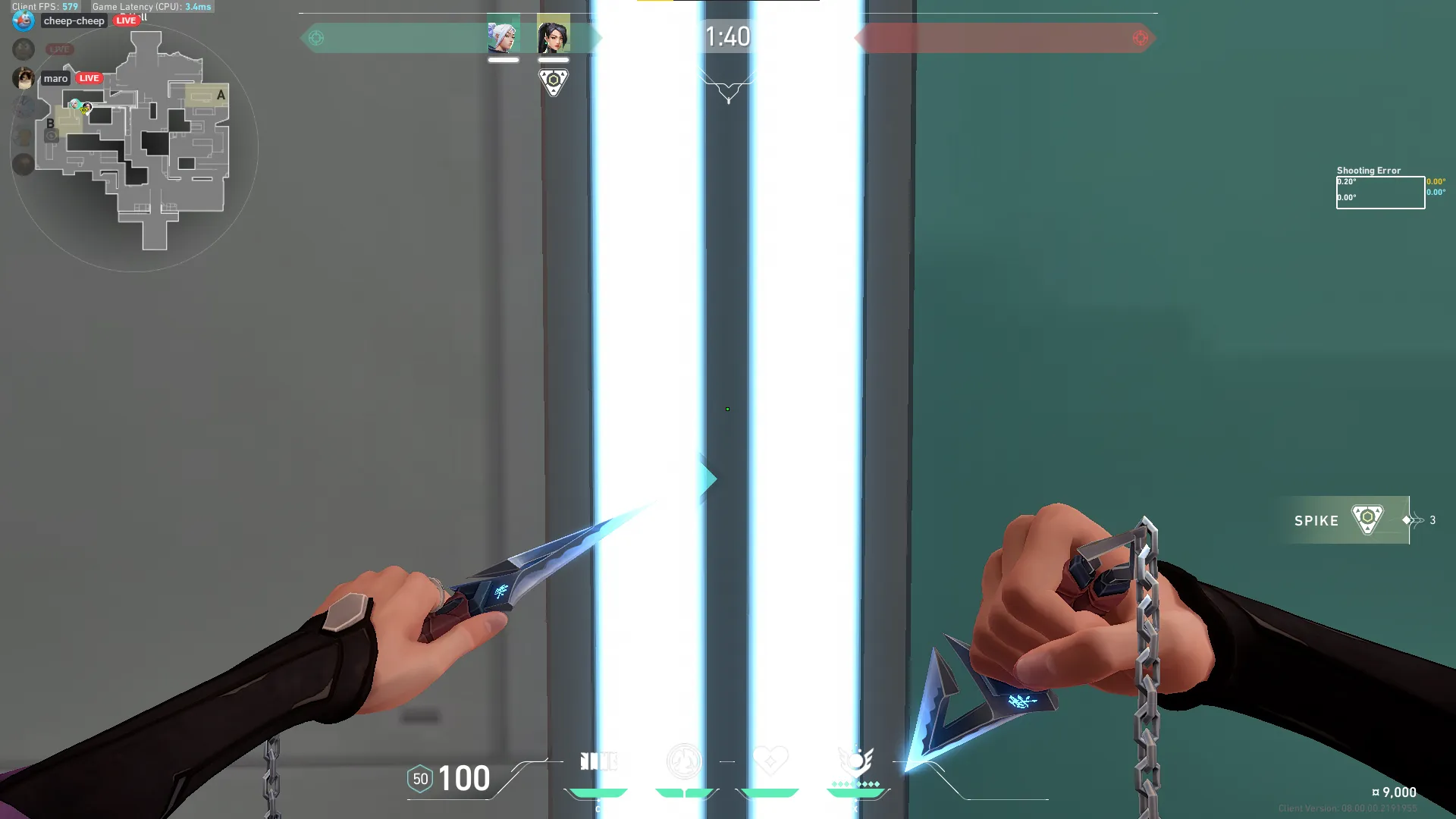 Sage Barrier Orb on Icebox Defense Site B — step 2 of 6: Aim — line up the shot