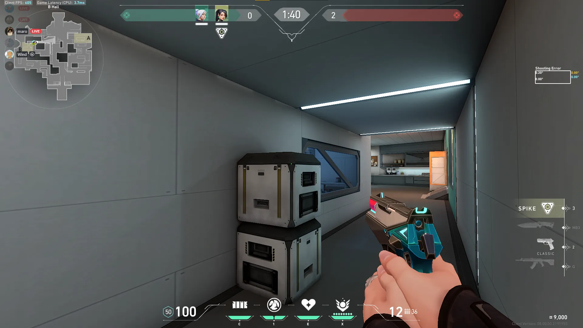 Sage Barrier Orb on Icebox Defense Site B — step 3 of 6: Aim — line up the shot
