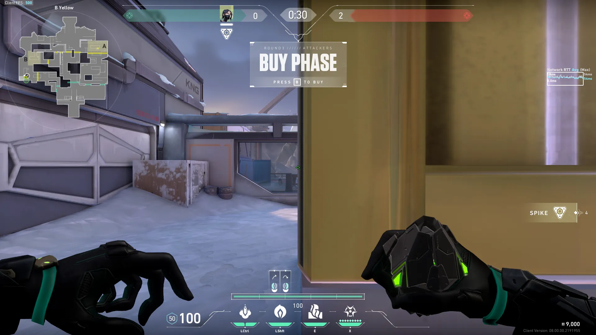 Viper Poison Cloud on Icebox Attack Site B — step 1 of 3: Position — where to stand