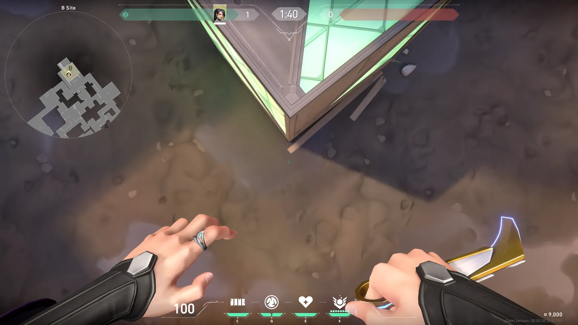 Lookout to B Main — Sage lineup on Ascent