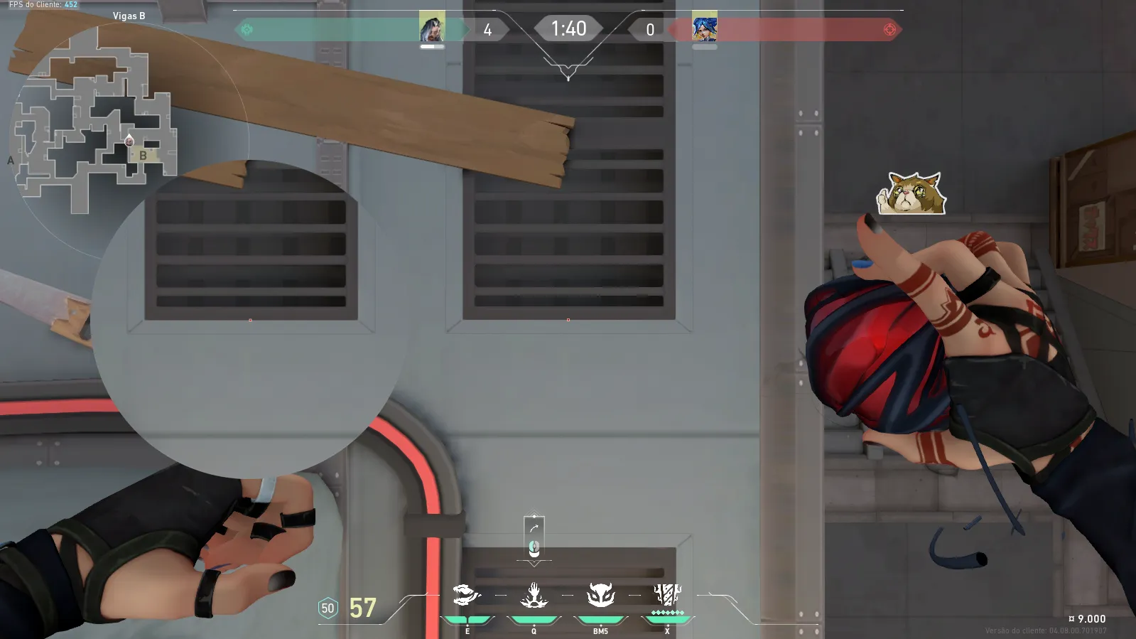 Fade Seize on Split Defense Site B — step 1 of 3: Position — where to stand