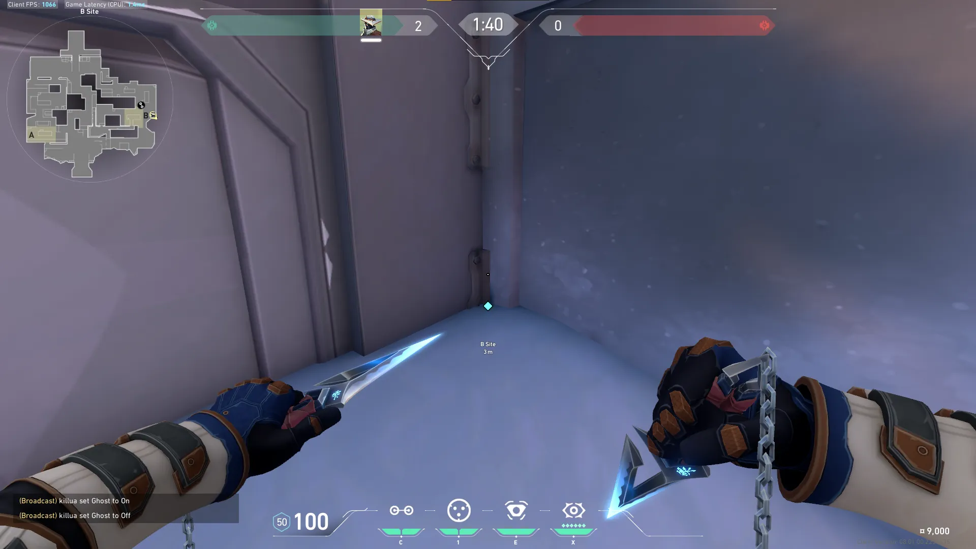 Cypher Cyber Cage on Icebox Defense Site B — step 1 of 5: Position — where to stand