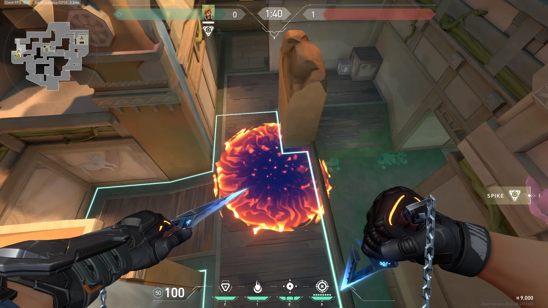 Brimstone Incendiary on Lotus Attack Site C — step 3 of 3: Result