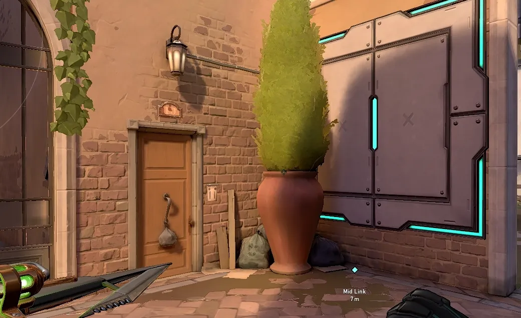 Viper Toxic Screen on Ascent Attack Site B — step 1 of 3: Position — where to stand