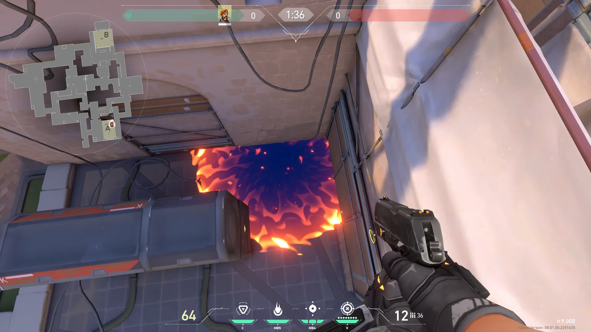 Brimstone Incendiary on Ascent Attack Site A — step 2 of 2: Result