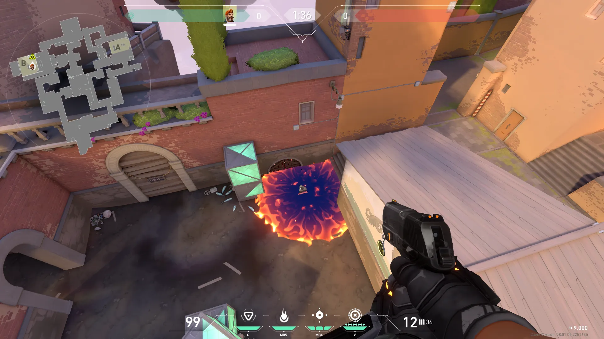 Brimstone Incendiary on Ascent Attack Site B — step 3 of 3: Result