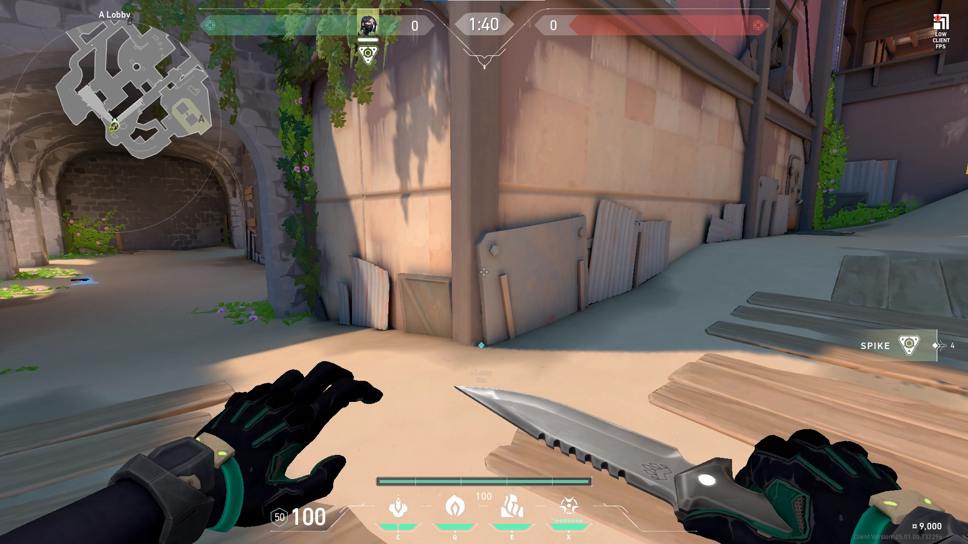 Viper Snake Bite on Breeze Attack Site A — step 1 of 3: Position — where to stand