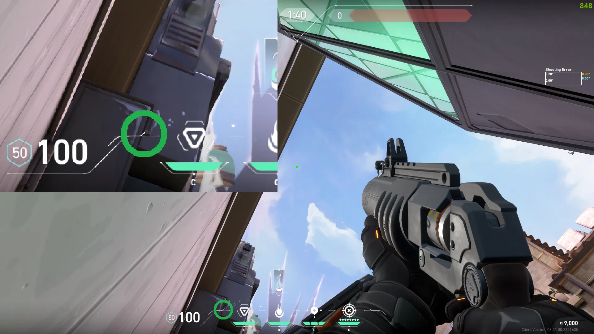 Brimstone Incendiary on Ascent Attack Site A — step 2 of 3: Aim — line up the shot