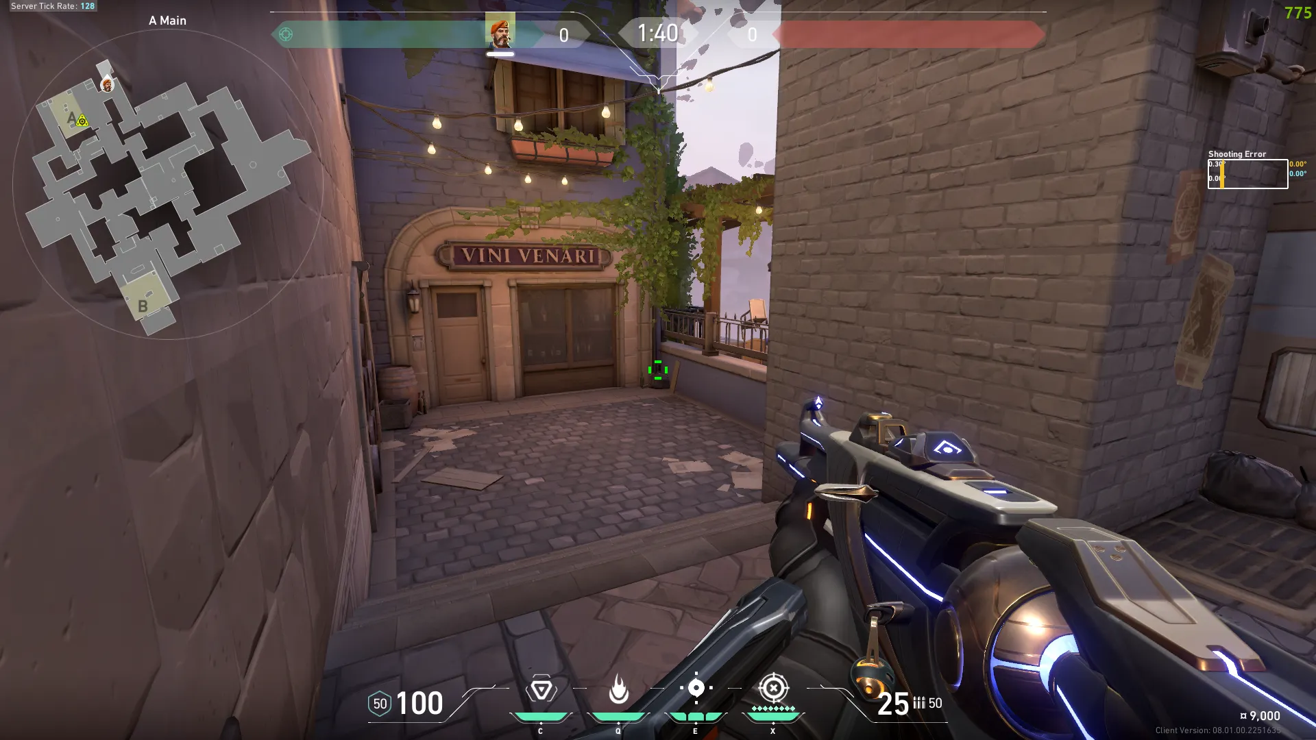 Brimstone Incendiary on Ascent Attack Site A — step 1 of 3: Position — where to stand