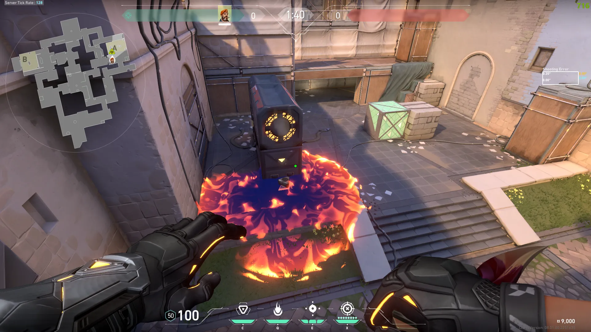 Brimstone Incendiary on Ascent Attack Site A — step 3 of 3: Result