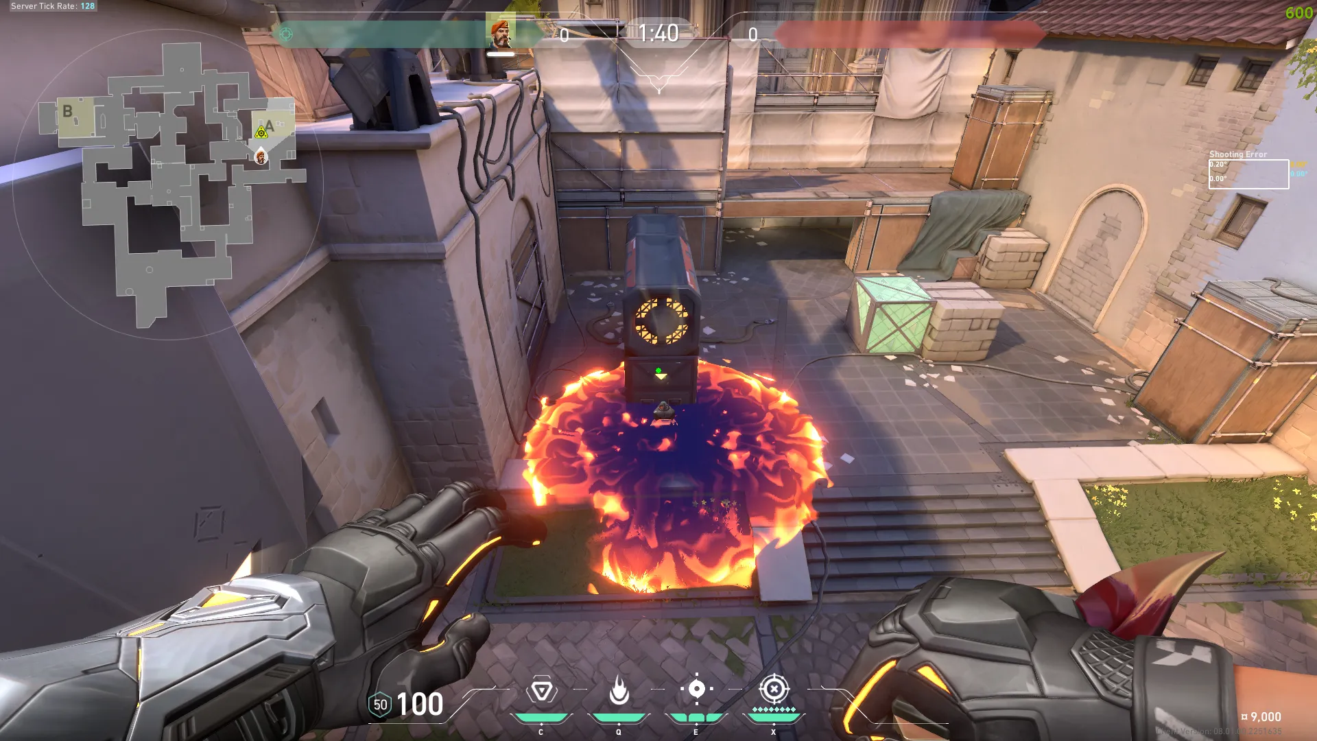 Brimstone Incendiary on Ascent Attack Site A — step 3 of 3: Result