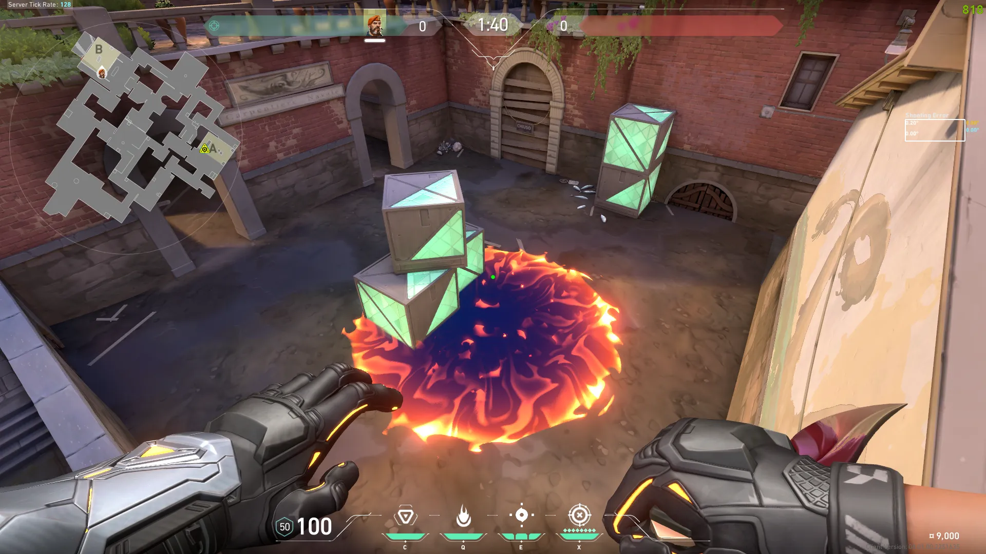 Brimstone Incendiary on Ascent Attack Site B — step 3 of 3: Result