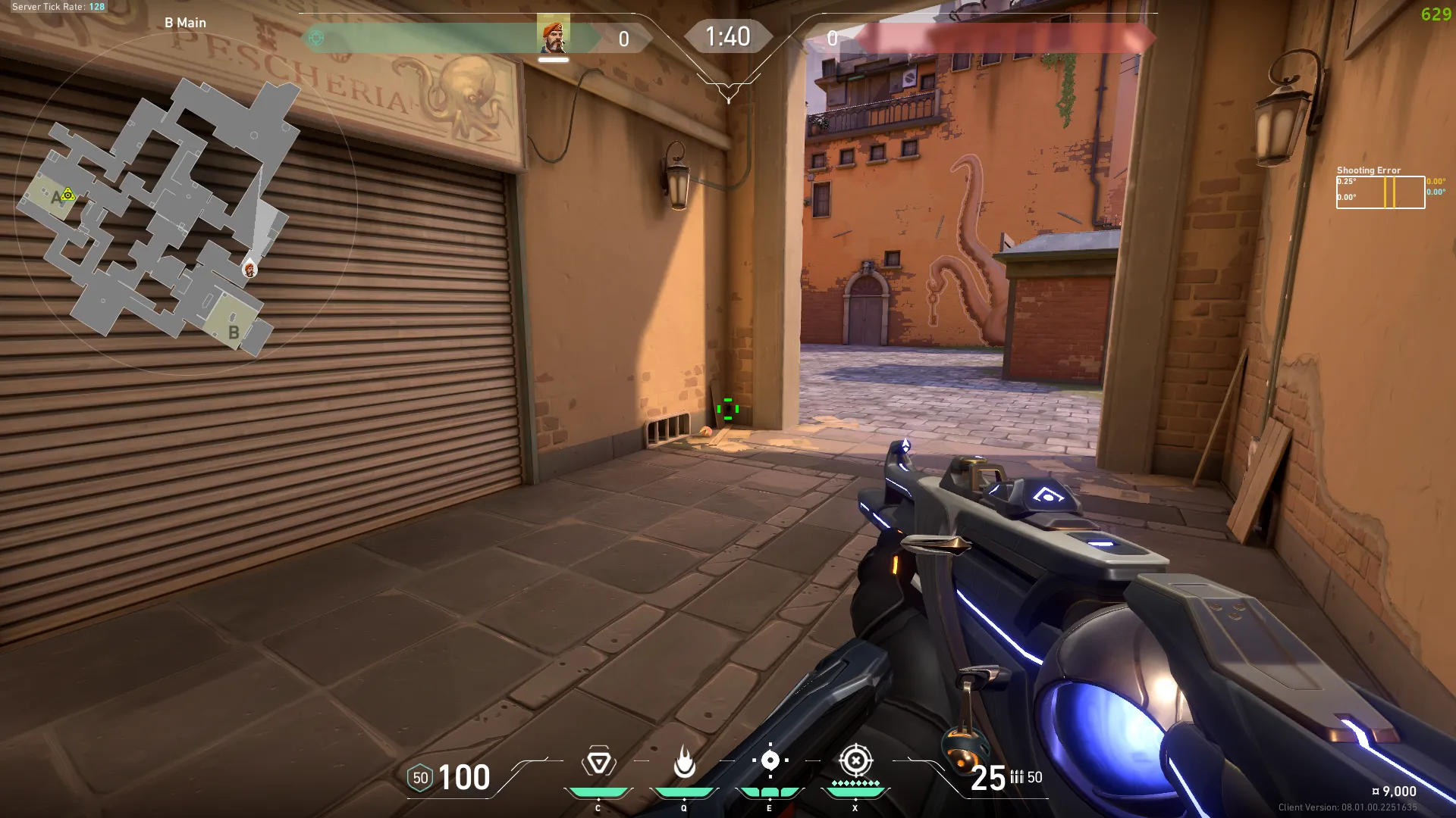 Brimstone Incendiary on Ascent Attack Site B — step 1 of 3: Position — where to stand