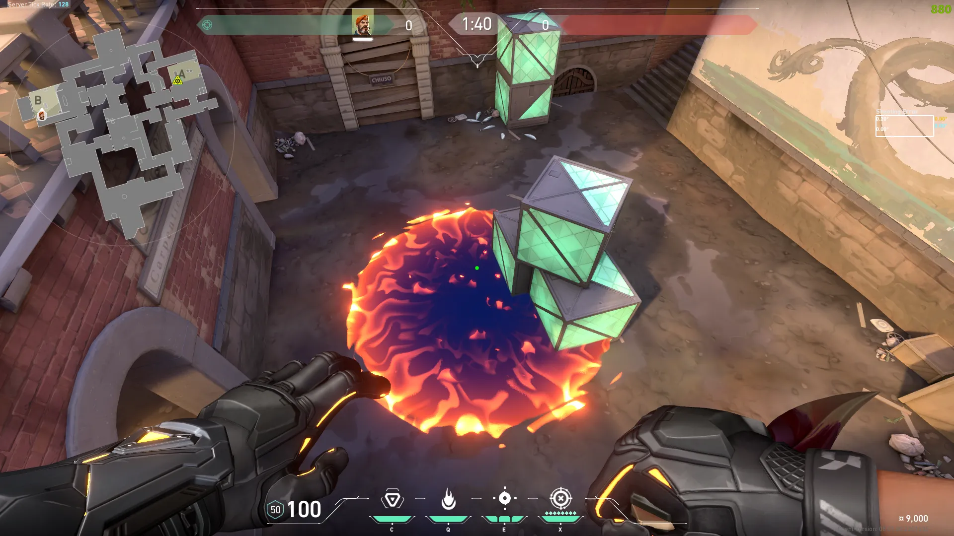 Brimstone Incendiary on Ascent Attack Site B — step 3 of 3: Result