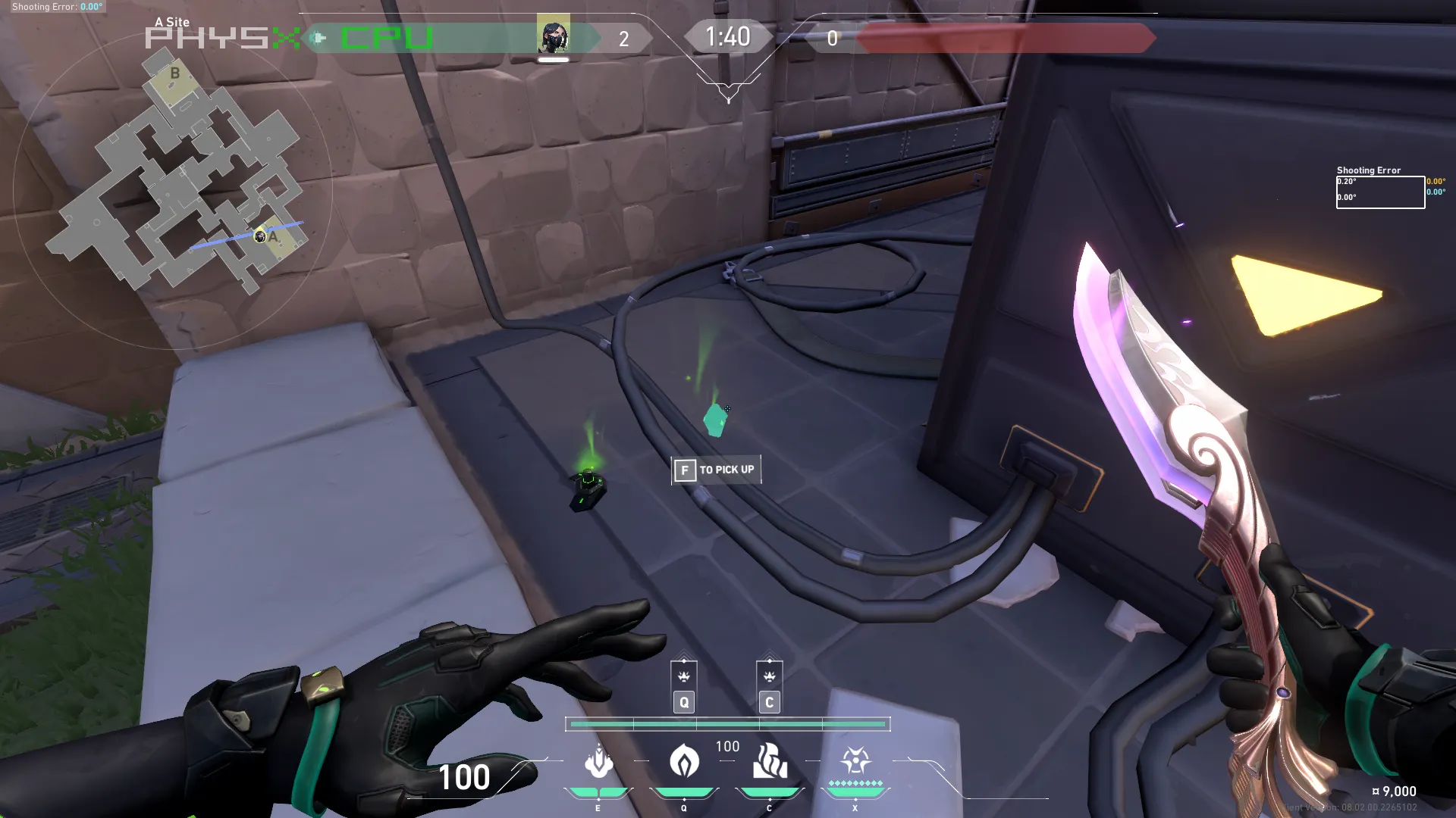 Viper Snake Bite on Ascent Attack Site A — step 1 of 5: Position — where to stand