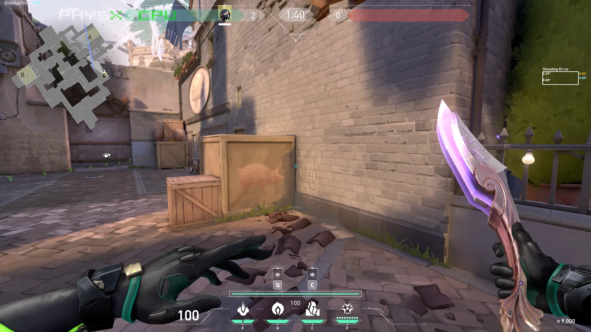 Viper Snake Bite on Ascent Attack Site A — step 2 of 5: Aim — line up the shot