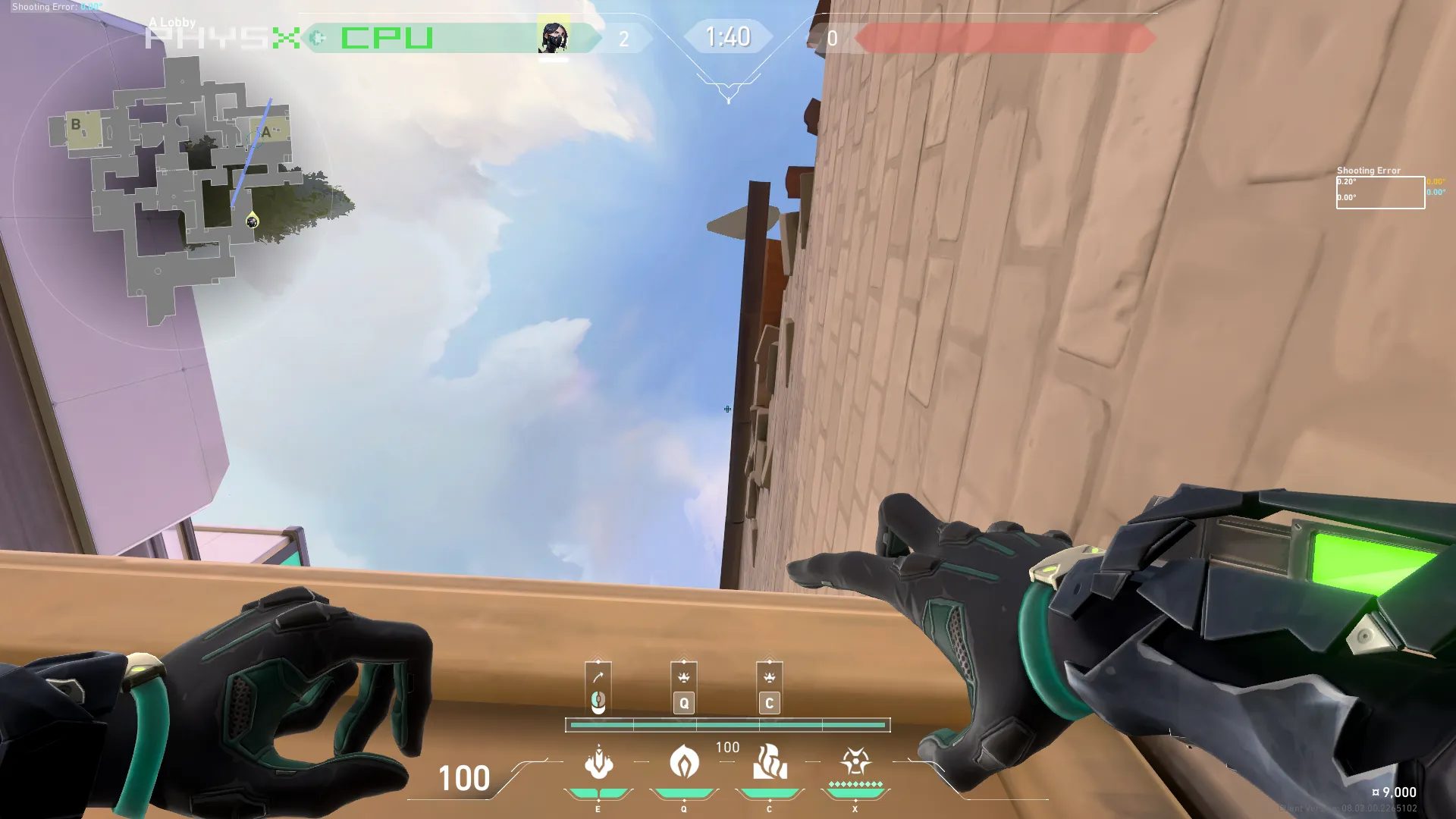 Viper Snake Bite on Ascent Attack Site A — step 4 of 5: Aim — line up the shot