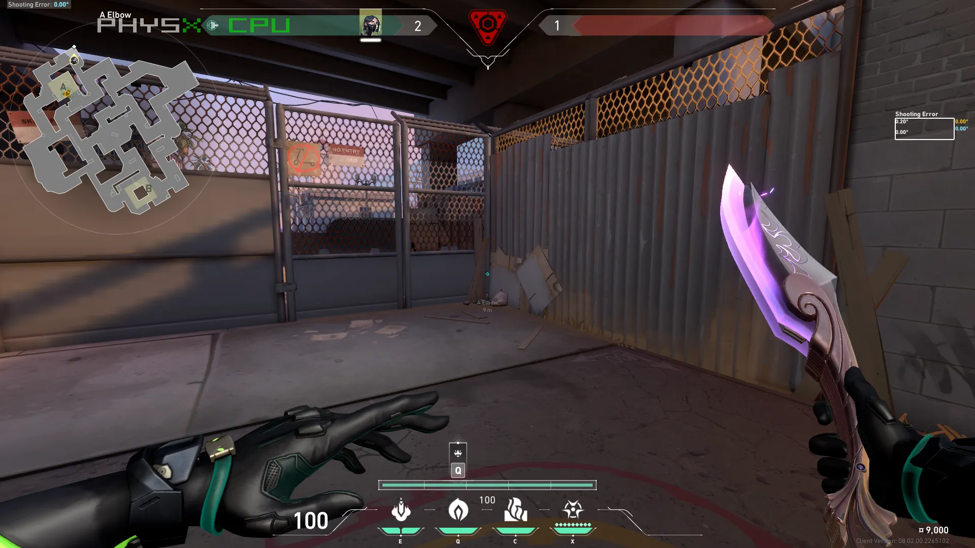 Viper Snake Bite on Sunset Attack Site A — step 2 of 5: Aim — line up the shot