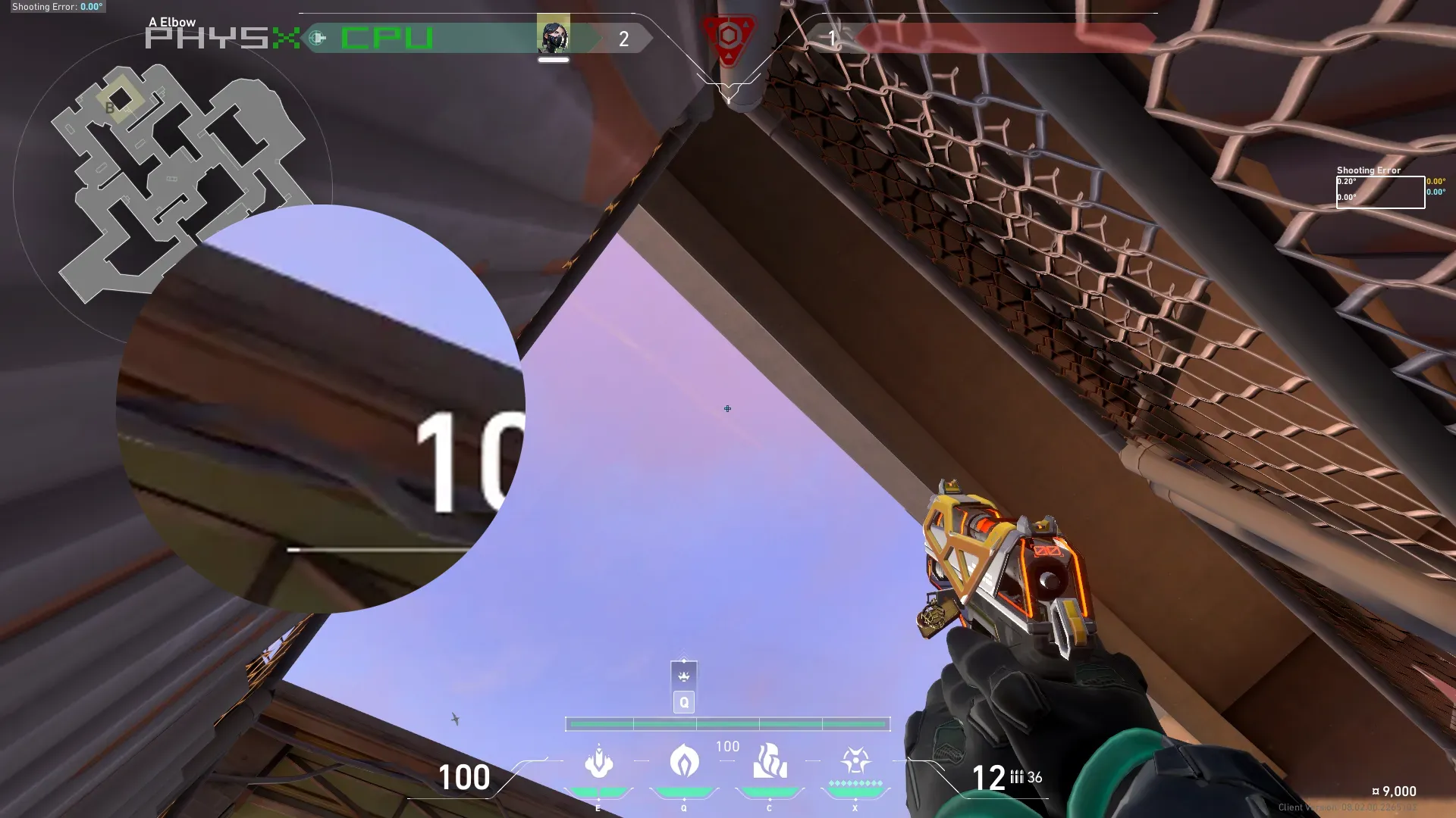 Viper Snake Bite on Sunset Attack Site A — step 4 of 5: Aim — line up the shot