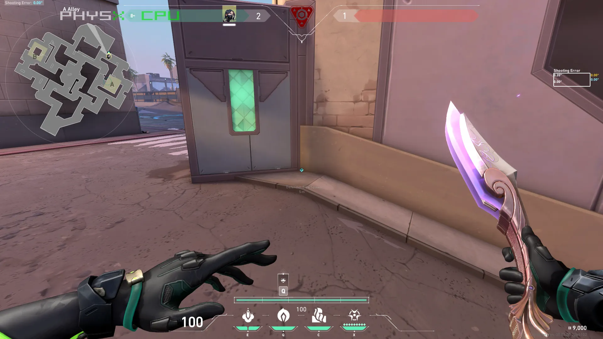 Viper Snake Bite on Sunset Defense Site A — step 2 of 4: Aim — line up the shot