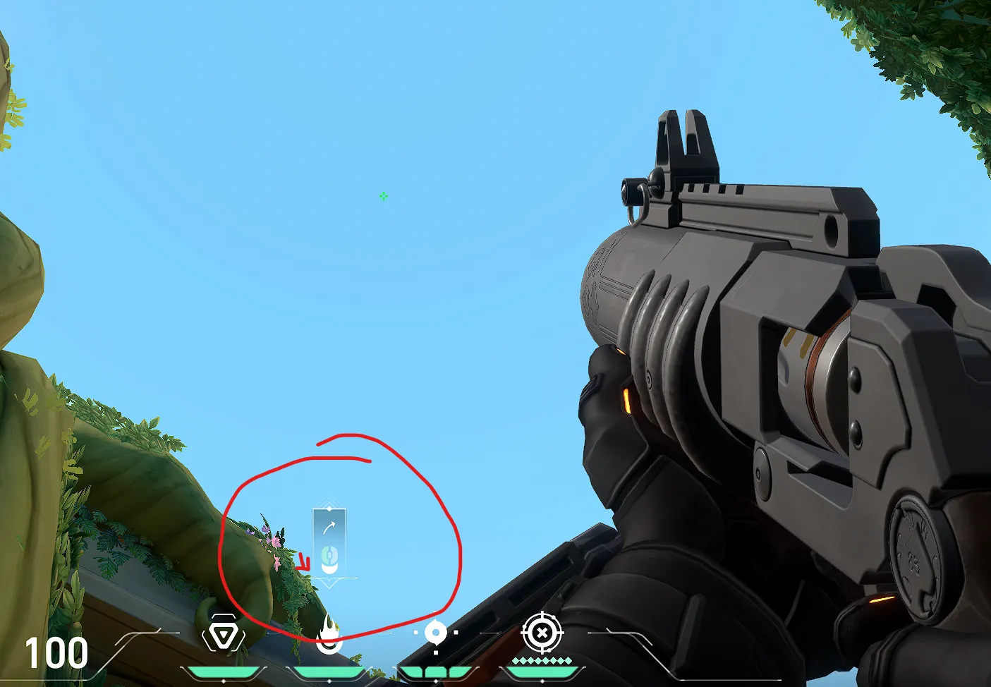 Brimstone Incendiary on Lotus Attack Site A — step 2 of 3: Aim — line up the shot